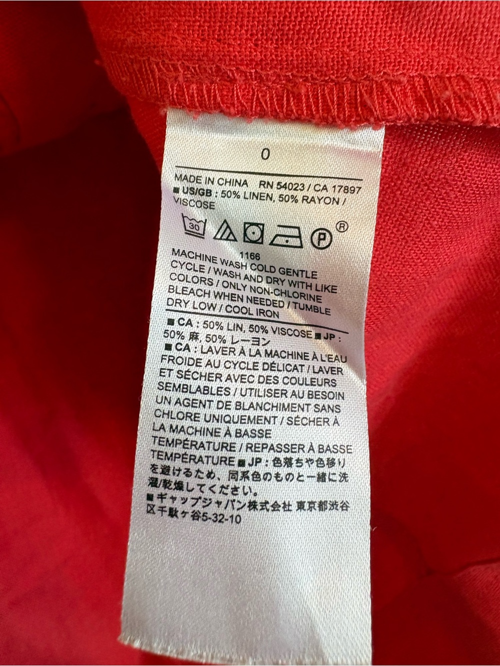 Banana Republic Pink A-Line Linen Blend Mini Skirt - 0 - Picture 5 of 8
